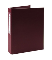 Mapă PVC cu 4 inele, A4/4D/35mm, bordo, OfficeLine